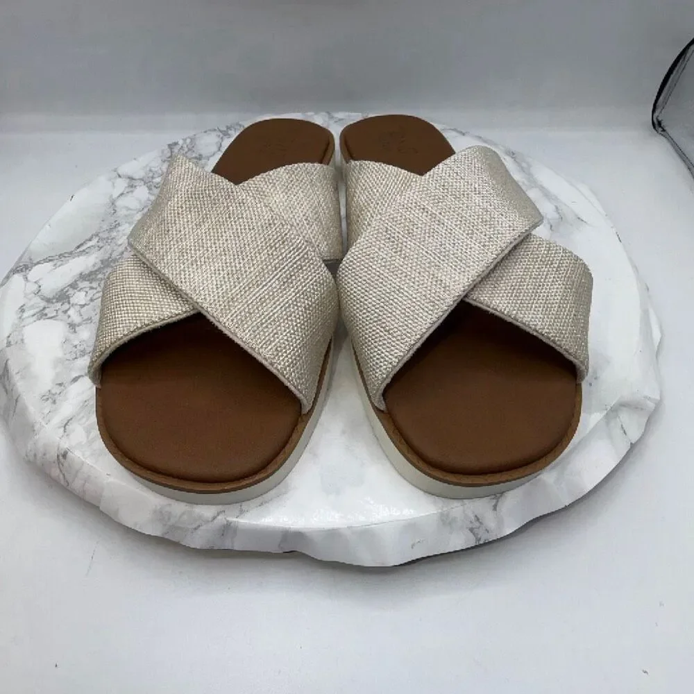 TOMS Natural Yarn Dye Mae Crossover Sandal-10
